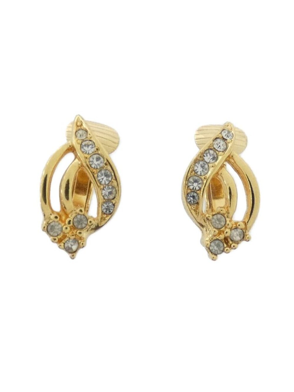 Dior Vintage Earrings Gold